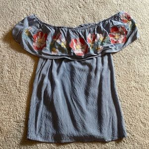 Francesca’s off the shoulder top